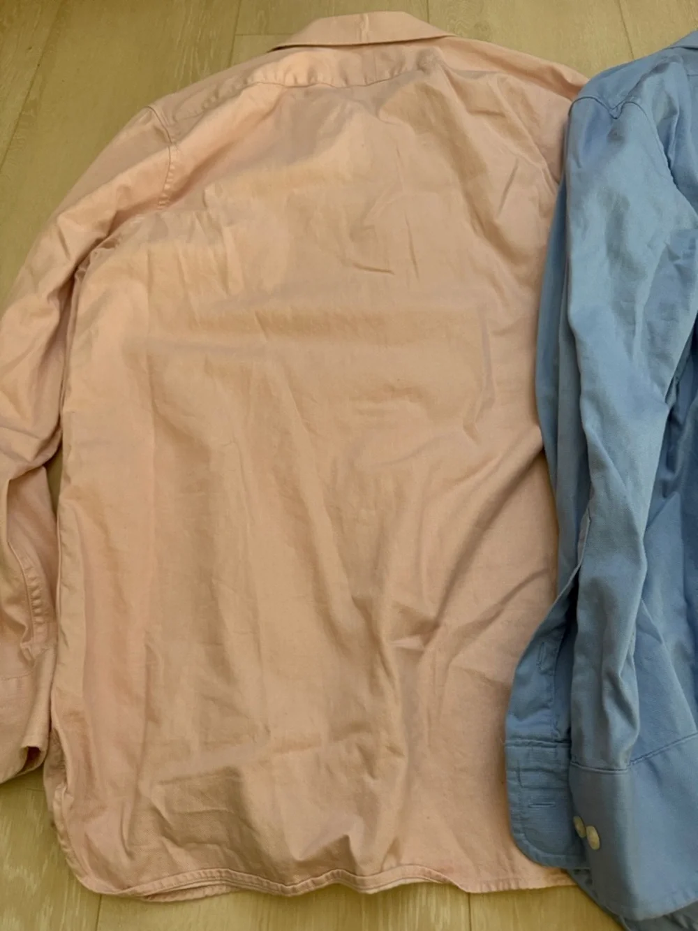 Banana Republic Bundle of 2 Light Blue and Soft Pink Dress Shirts